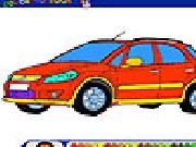 Spielen City car coloring