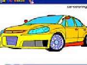 Play Sport car coloring