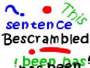 Jugar a Bescrambled - ordering adjectives