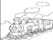 Play Train coloring book