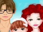 Play My family dress up game