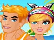 Play Summer beach swimsuits couple