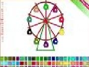 Play Ferris wheel coloring