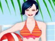 Play Beach volleyball girl dress up