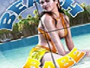 Play Beach babe sliding puzzle