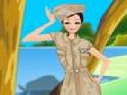 Play Military girl dressup