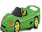 Play Fast green car coloring