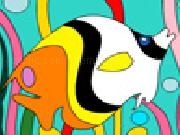 Play Tropical fishes coloring