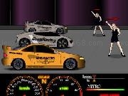 Play Street drag race the super cars street drag racing