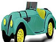 Spielen Cute old car coloring