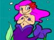 Play Happy mermaid coloring