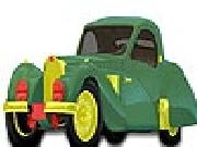 Play Yellow classic car coloring