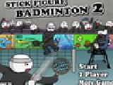 Play Stick figure badminton 2