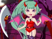 Play Cute devil girl dressup
