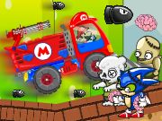 Play Mario zombie truck shot