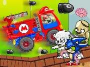 Play Mario zombie truck shot