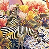 Play Zebras in the garden puzzle