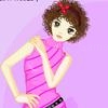 Play Curvy hair with ribbon