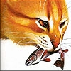 Play Hunter cat and fish puzzle