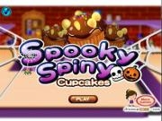 Play Spooky spiny cupcakes