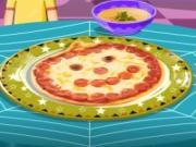 Play Jack o lantern pizza