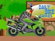Play Motorcycle forest bike riding