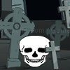 Play Halloween graveyard golf