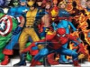Spielen Fighting heroes jigsaw