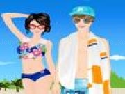 Jugar a Sweet couple in beach