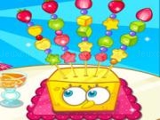 Play Delicious fruit kebabs