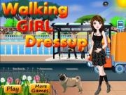 Play Walking girl dressup