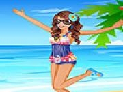 Play Nelly at the sea dress up