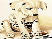 Play Alone spotted dog slide puzzle