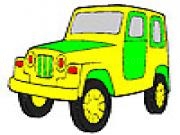 Play Fast mountain jeep coloring