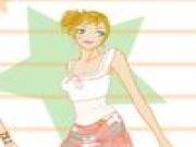 Play Girl with dynamic style clothes
