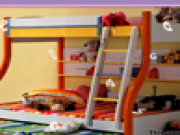 Play Modern bunk bedroom hidden alphabets