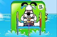Play Doggy waterskiing