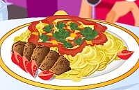 Play Spaghetti and meatballs