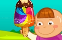 Play Rainbow popsicles