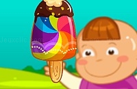 Play Rainbow popsicles