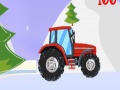 Play Christmas tractor race