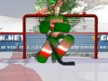 Play Santas hockey shootout