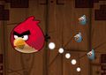 Play Angry birds balance ball