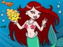 Play Mermaid aquarium coloring