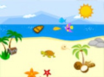 Play Rosy creativity: beach decoration