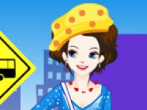 Play Bus stop waiting dress up