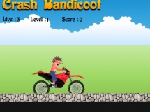 Play Crash bandicoot bike