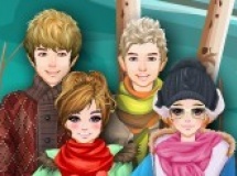 Play Dressup winter friends