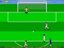 Play Football games: he scores