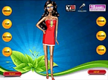 Play Black barbie dress up game